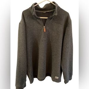 Free Country Waffle Knit Gray Sweater | Size XXL